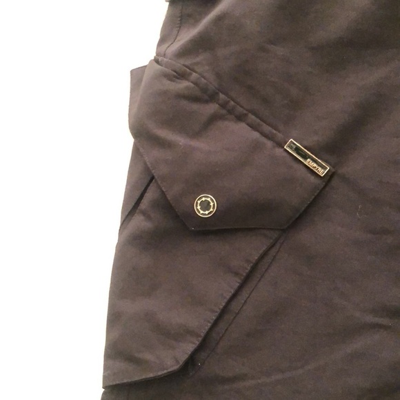 Empyre Clothing black ski pants with multiple zipper pockets & Velcro waistband - Picture 7 of 14